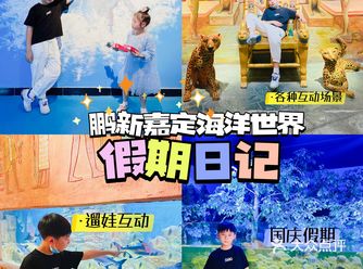 假期遛娃宝藏地｜鹏新嘉定海洋世界