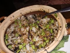 橄榄菜四季豆煲仔饭-广东道至正餐厅(区庄店)