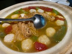 丝瓜鱼丸炖馓子-永安鱼庄·镇江菜(东吴路店)