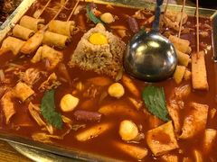 鱼饼火山炒年糕-包装马车·韩国料理·포장마차