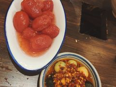 凉拌西红柿-盟重烧烤(东瓜山创始店)