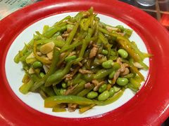 青椒毛豆米肉丝-陈记菜馆·非遗淮扬菜(东关街教场店)