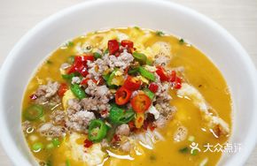 Three Delicacies Double Noodle Soup