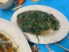 炒番薯叶-明辉田鸡粥