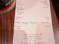 账单-FATBURGER 特富客汉堡(外交公寓店)