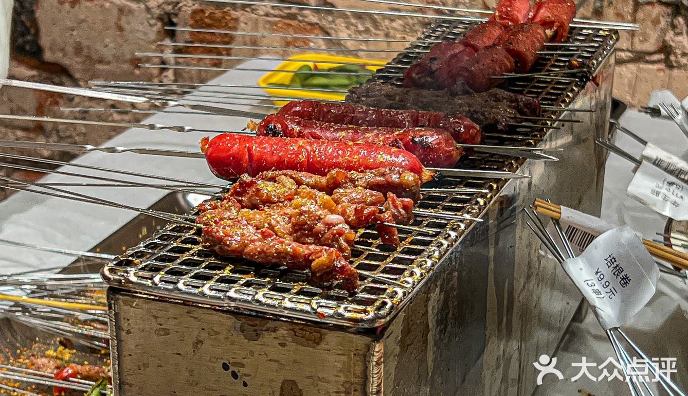 南京首家铁皮炉子烧烤超市‼️人均40吃饱饱