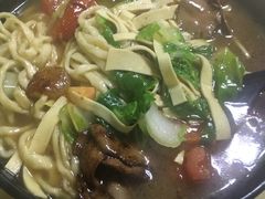 虾仁腰花面-面满村回味手擀面(凯旋路店)