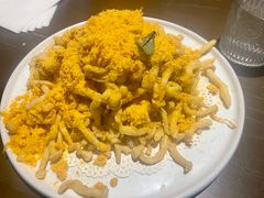 蛋黄焗白玉菇-梧桐树下(云锦世家店)