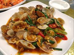 姜葱炒花甲-皓景海鲜·地标美食(双月湾店)