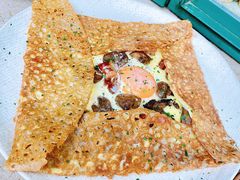 鸡蛋蘑菇熏肉荞麦可丽饼-RAC BAR(安福路店)