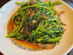 马拉盏炒通菜-大头虾越式风味餐厅(光明广场店)