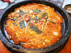 泡菜饼-神仙雪浓汤(明洞店)