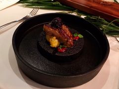 煎鹅肝配芒果沙沙和无花果红酒汁-Tomato&Pepper法餐厅