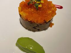 黑鱼籽酱香牛肉木瓜塔塔-王品牛排(杭州大厦店)