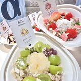 在印象城 吃到啦像油画一样漂亮嘟酸奶