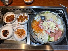 韩国拉面芝士火锅-玛嘻哒韩国料理炭火烤肉(莫邪路新天地店)