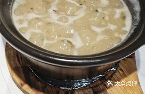 Olive Vegetable and Minced Pork Porridge