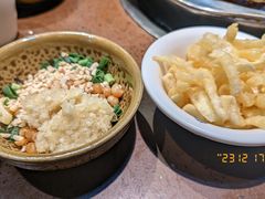 餐前小吃锅巴-青山青豆花·笑禅豆腐鱼(黄泥塝店)