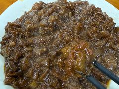 茄子烧肉-三居鲁味坊黄焖鸡(山大路店)