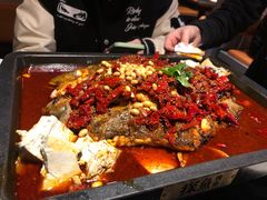 四块豆花重庆烤鱼-探鱼·鲜青椒爽麻烤鱼(银泰城店)