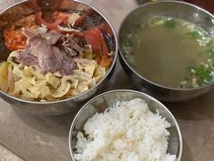 -吉林延边牛肉汤饭，大冷面