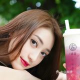 夏季饮品摆拍｜甜甜的古茗芝士多肉葡萄道具