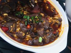 炒鸡血-老幺泉水鸡