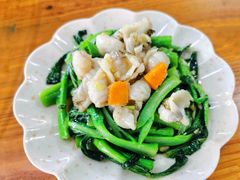 爽滑脆鱼片炒菜心-南记食粥坊·宵夜大排档(莲花总店)