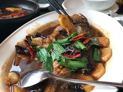 温式黄鱼烧年糕-柒园·三十年创意杭帮菜(龙湖滨江天街店)