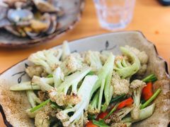 孜然炒花菜-馒少爷私房菜馆·龙虾