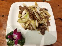 京葱爆羊肉-东方亚克西餐厅(西康路店)