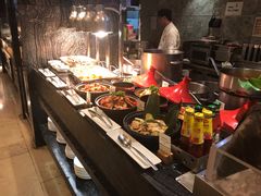 自助取餐区-北京希尔顿逸林酒店-逸轩西餐厅-自助餐厅