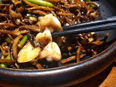 茶树菇鱿鱼-外婆私房菜(新亚百货店)