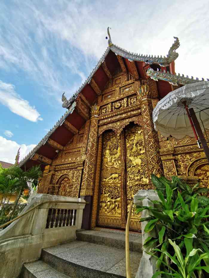 马哈湾寺-"这个马哈湾寺在清迈古城外面,是我从塔佩门.