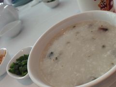 皮蛋瘦肉粥-青岛海景花园大酒店·粤海餐厅