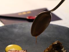 安格斯牛排配灰树花-三嚥阁 La Villa Restaurant