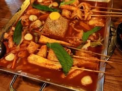 鱼饼火山炒年糕-包装马车·韩国料理·포장마차