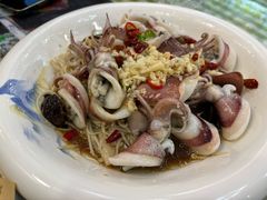 葱油笔管鱼-华圆美食