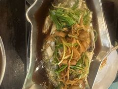 柠檬海鲈鱼-大螃蟹海鲜餐厅