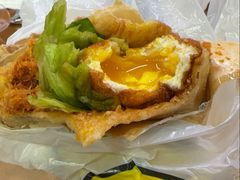 -小红车炸蛋葱油饼