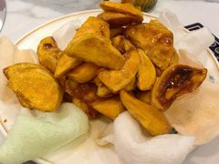 拔丝地瓜-九妹农家大铁锅东北菜(江湾店)