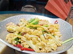 干锅丽水香菇花菜-探花·意境江南菜·唐伯虎文化体验店·松鼠桂鱼(观前店)