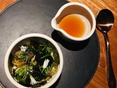 蟹肉蒸蛋田园绿-码头餐厅