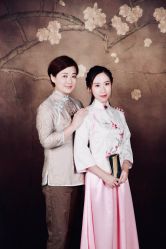 -时光纪亲子全家福照相馆(静安店母女写真父母纪念照)