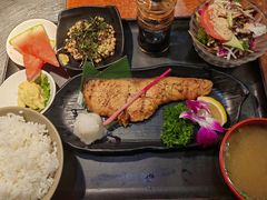 烤三文鱼定食-丸福烤肉(君隆广场店)