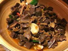 白辣椒炒伏鸡胗-爷爷的土钵菜(街道口店)