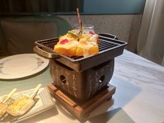 樱花虾芝士南瓜-蜜桃花开·中西融合菜E&W(南长街店)