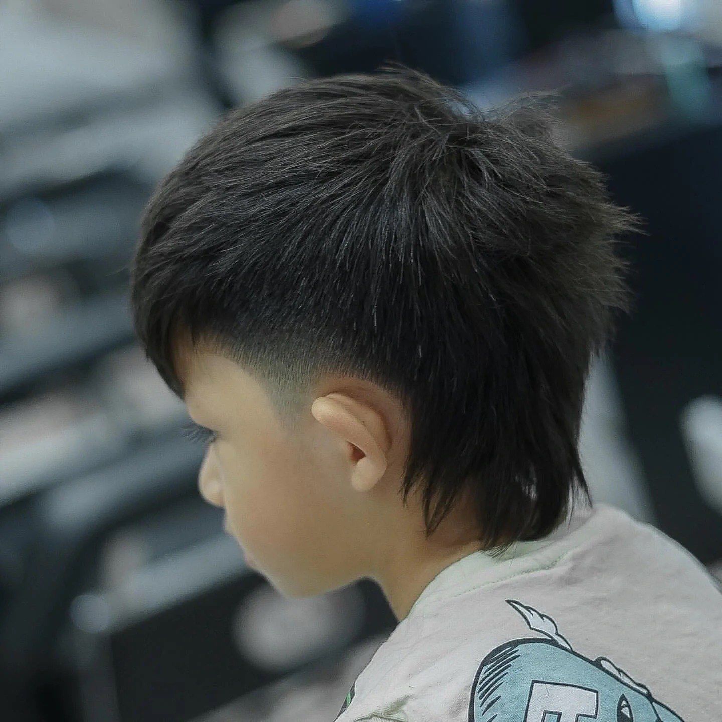 小孩 狼尾发型