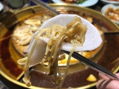 浇汁金针菇-猪啊牛呀羊啊铜盘烤肉(正大广场店)