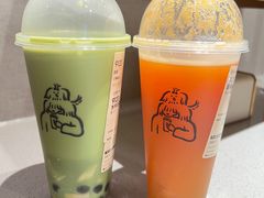 水牛乳双拼抹茶-喜茶(北京三里屯太古里店)